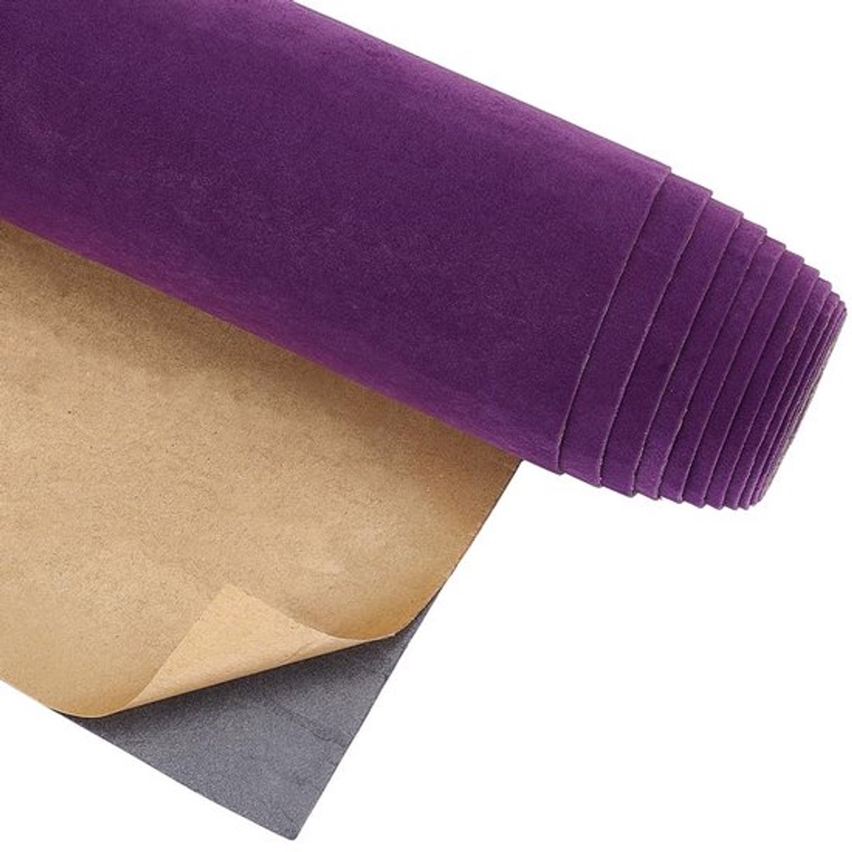 Fluwelen Vlokfolie 4 m x 25 cm - Zelfklevende Rol - Fluwelen Inzetstuk - Decoratie voor Sieradenladen - Creatieve Knutselprojecten - Fluwelen Stof