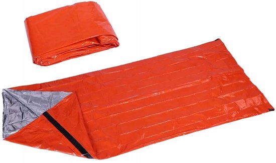Nooddeken Thermisch Survival Slaapzak - Waterdicht & Compact — afbeelding 3