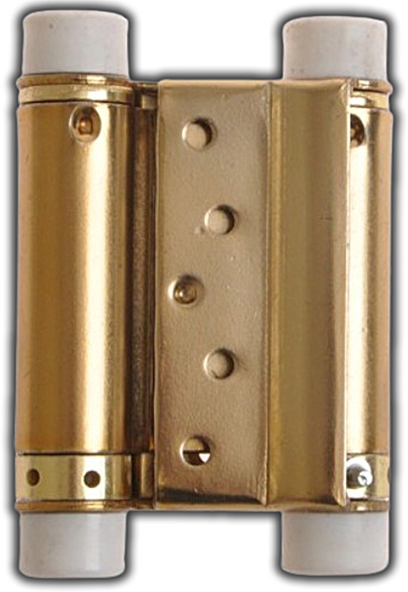 Draaideur scharnier 75mm messingkleurig voor binnendeuren
