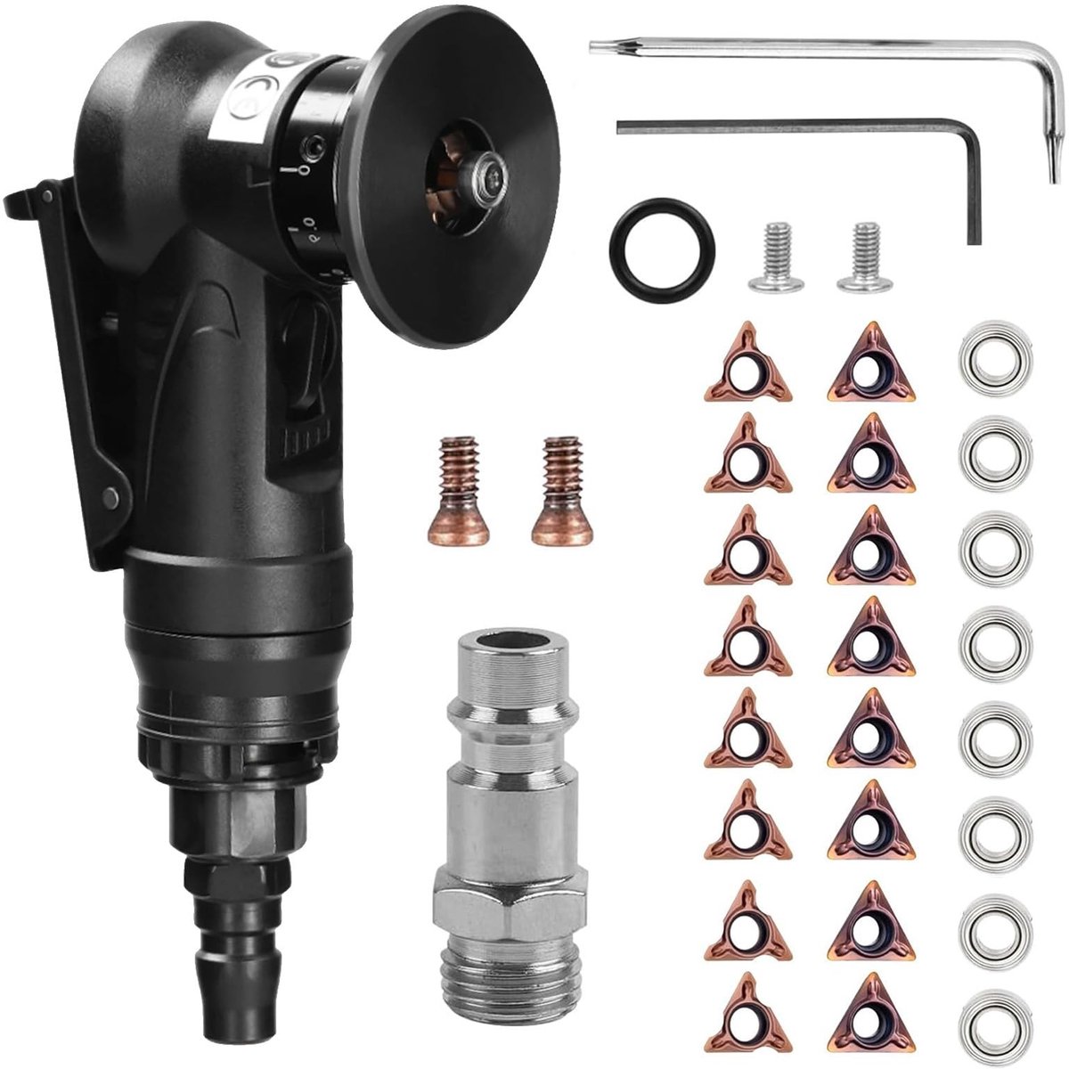 SolidKeus - Pneumatische Mini Beitel voor Metalen, 30.000 RPM
