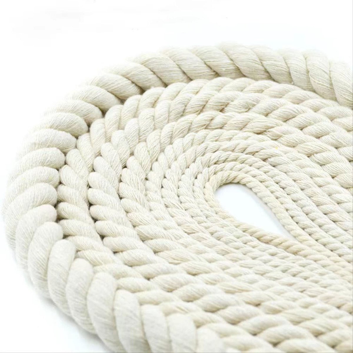 SolidKeus - 10mm Katoenen Touw van 20 Meter voor Decoratie