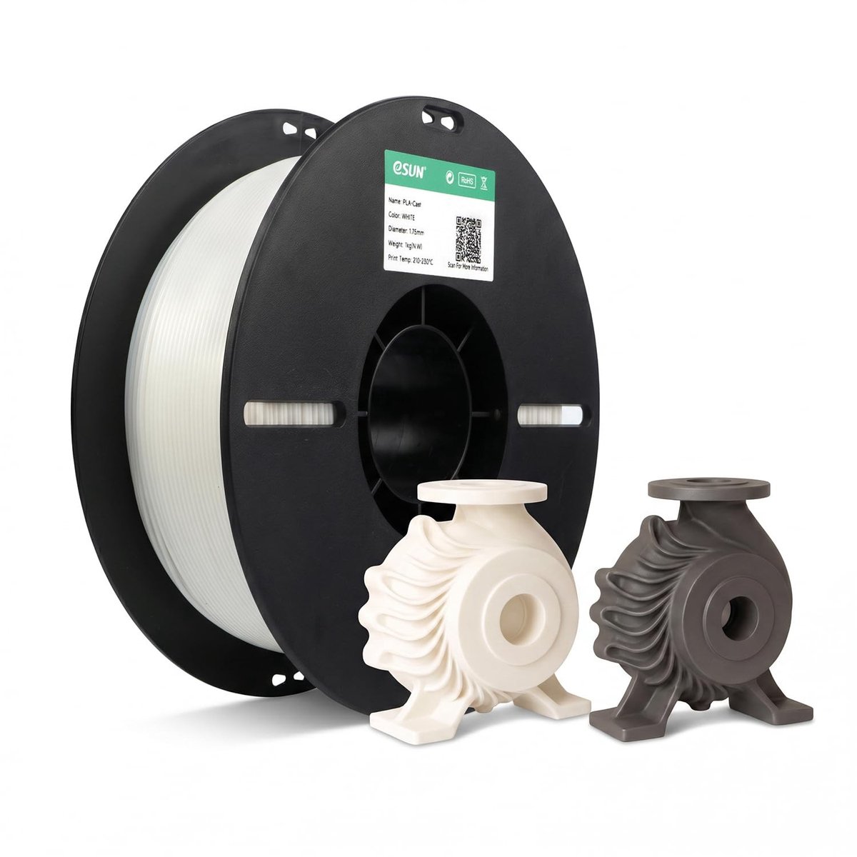 SolidKeus - PLA Gietfilament 1.8mm 1KG voor 3D Printers