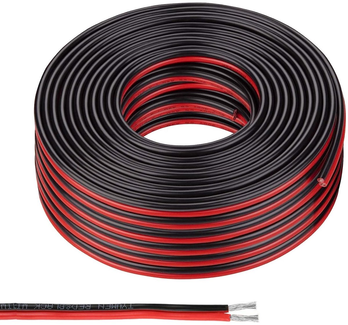 SolidKeus - 30 Meter Dubbel Veiligheidskabel voor Elektronische Toepassingen
