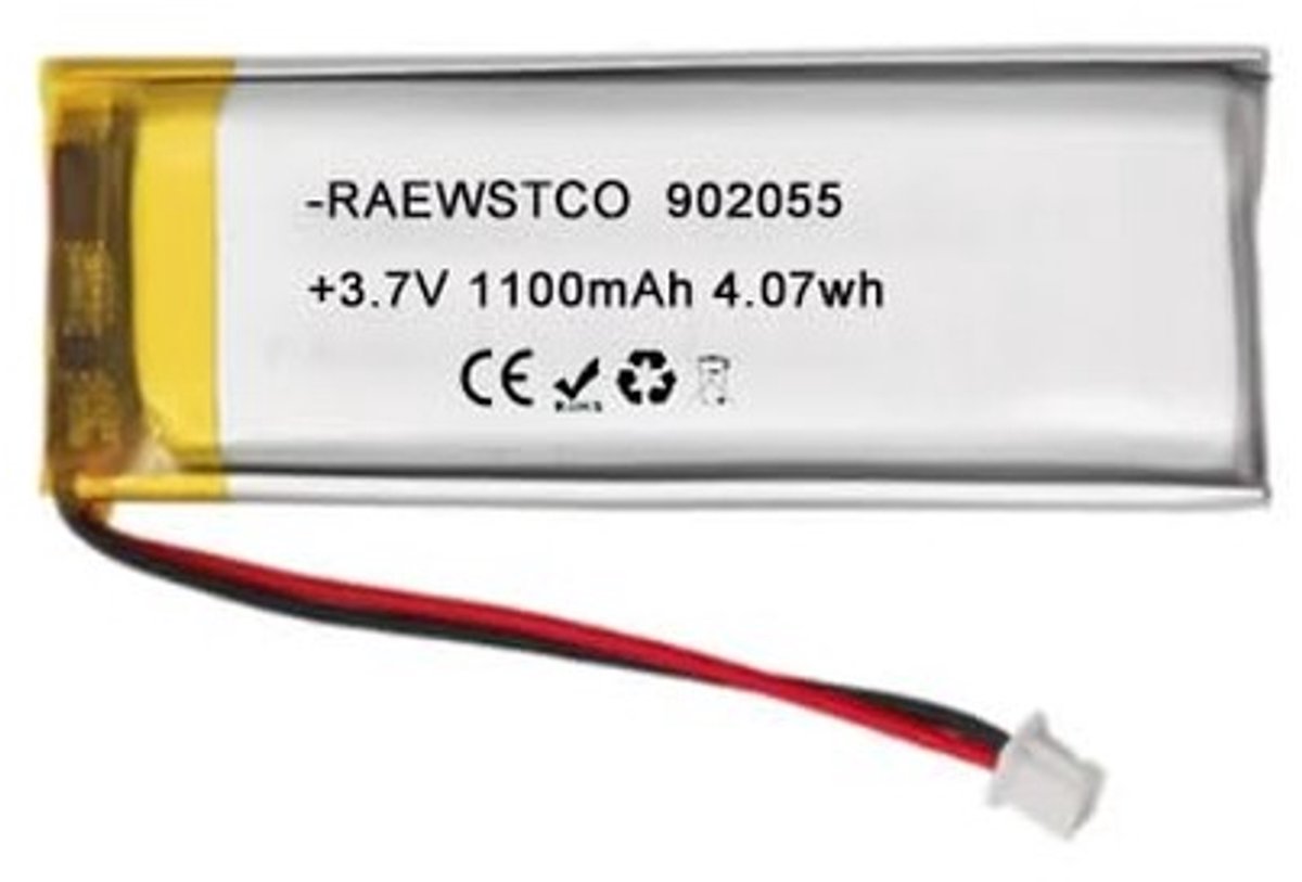 SolidKeus - Polymeer Lithiumbatterij 1100 mAh voor Digitale Producten