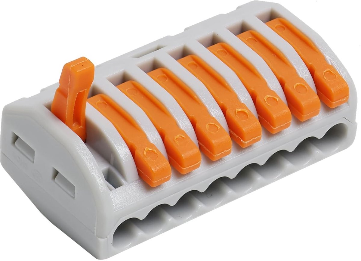 SolidKeus - Set van 10 Kabelverbinders met Hefboom voor Elektrische Aansluitingen