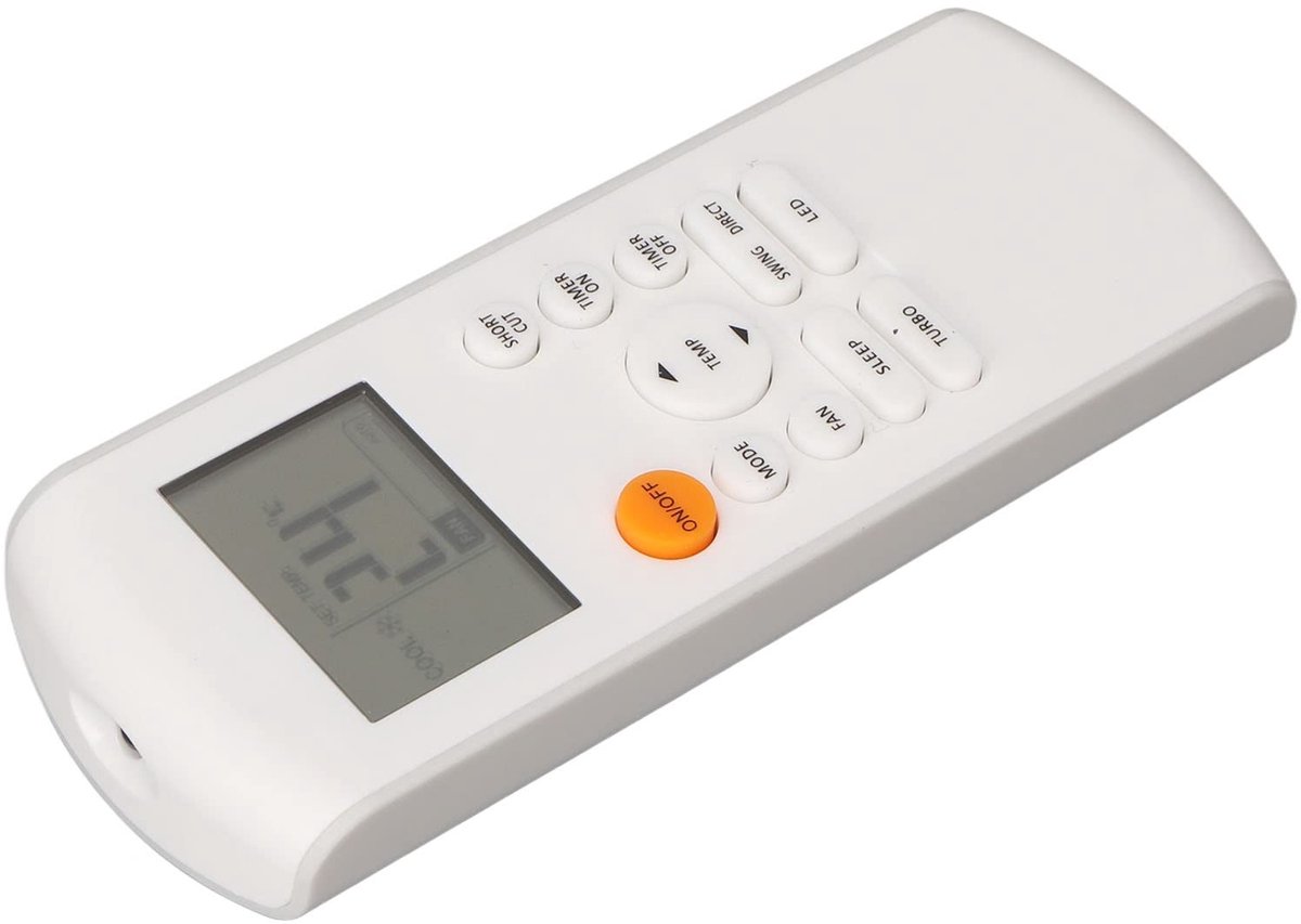 SolidKeus - Eenvoudige Afstandsbediening voor Airconditioners met LED-achtergrondverlichting