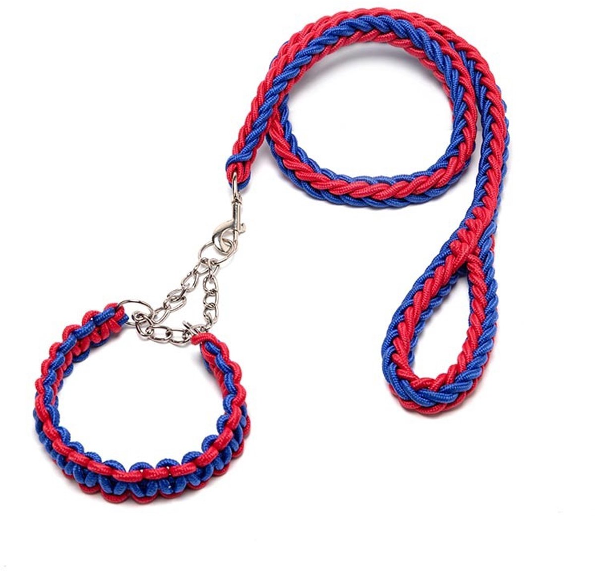 Hondenriem - trainingsriem - zoekriem - volgriem - wandelriem - geschikt voor training en wandelingen - 2,5 cm breed - nylon materiaal - zeer duurzaam voor grote honden - 1,3 m lengte