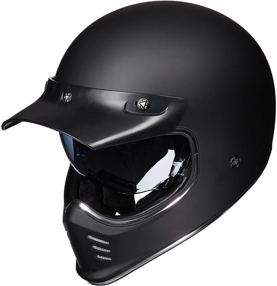 SolidKeus - Vintage Motorhelm met Binnenvizier, ECE22.06 Model Z502