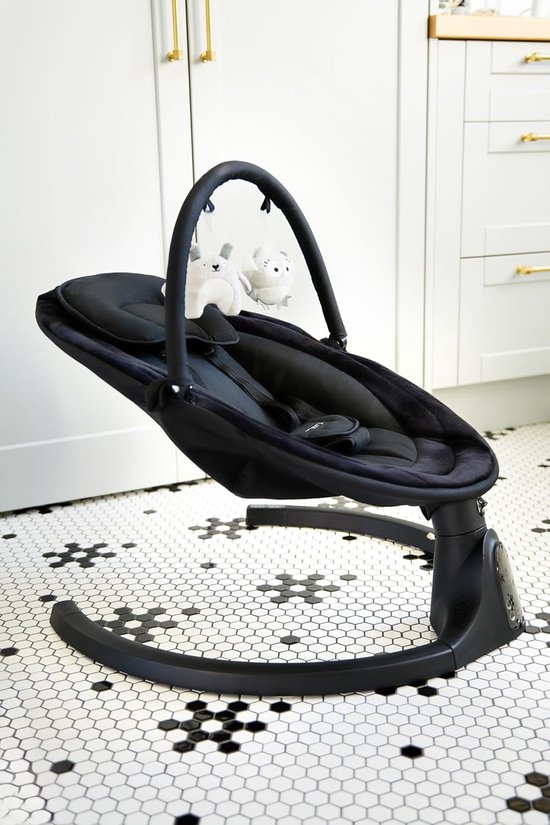 Schommelbank baby - Elektrische wip - Baby kalmeren - Met Bluetooth - Tot 9 kg - Onyx — afbeelding 5