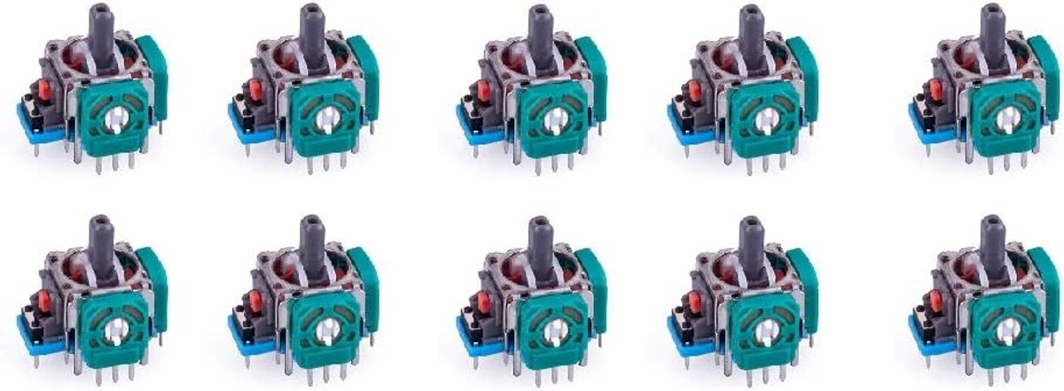 10 stuks 3D-vervangende analoge joystick voor PS4-controller en Xbox One