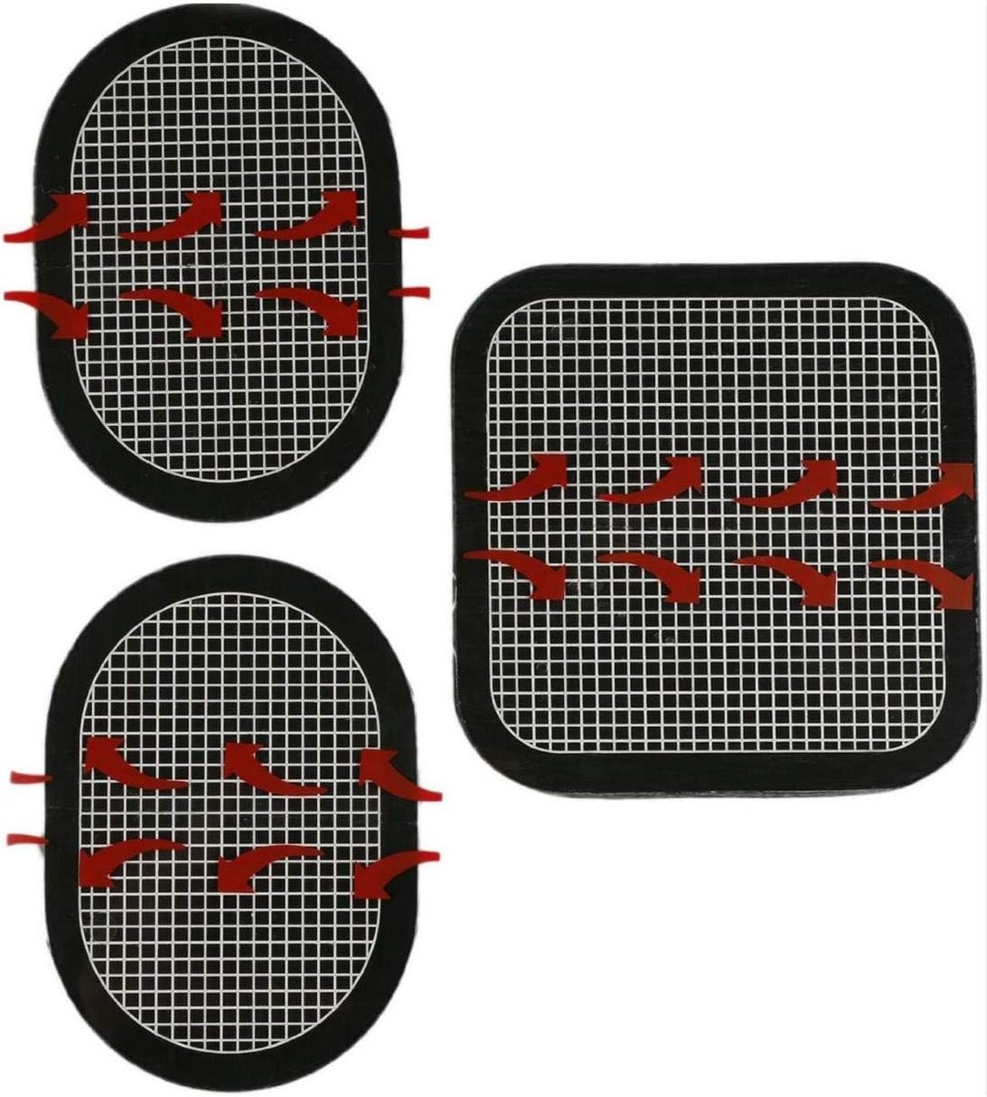Gel Pads,1 set elektroden Pads, Bijgewerkte elektroden Body Pads Gel Adhesive, Compatibel met Abs Belt