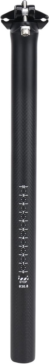 Zadelpen 27,2 30,8 31,6 350 mm lengte carbon zadelpen voor e-bike mountainbike trekking citybike (30,8 x 350 mm)