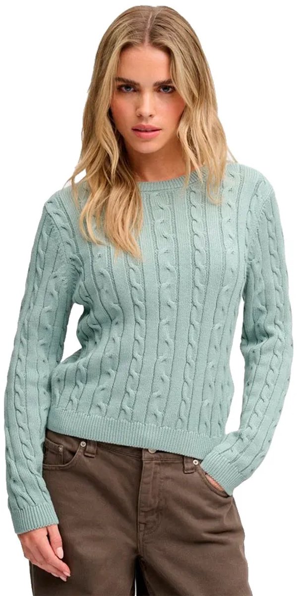 Superdry - Essentials SD&CO Kabelgebreide Trui - Dames - Sweaters