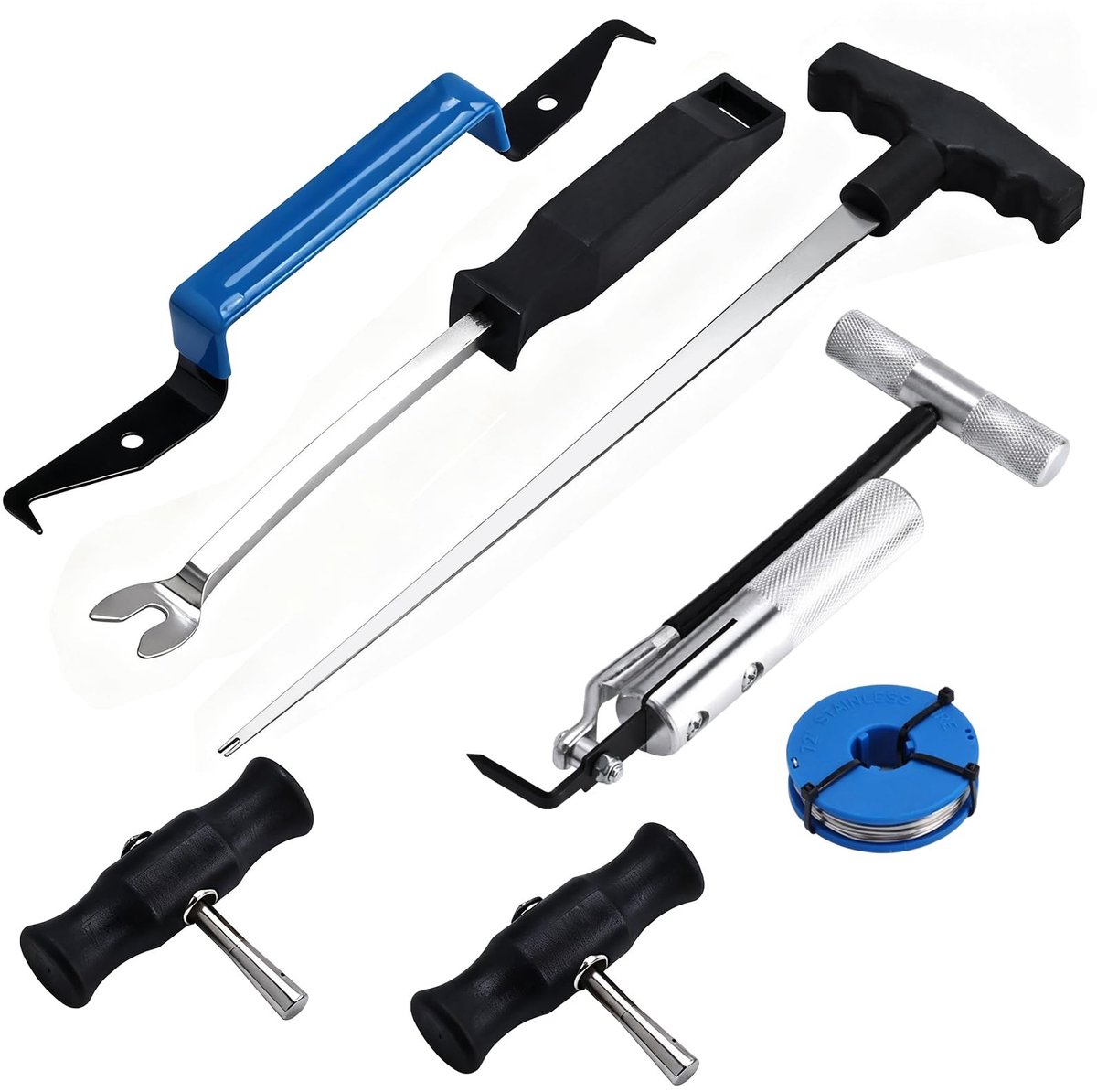 SolidKeus - 7-Piece Windscreen Disassembly Tool Set voor Auto's