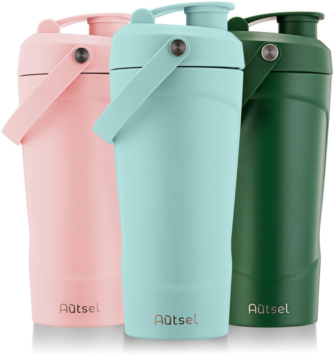 SolidKeus - RVS Protein Shaker 750 ml voor Eenvoudig Mixen zonder Klontjes