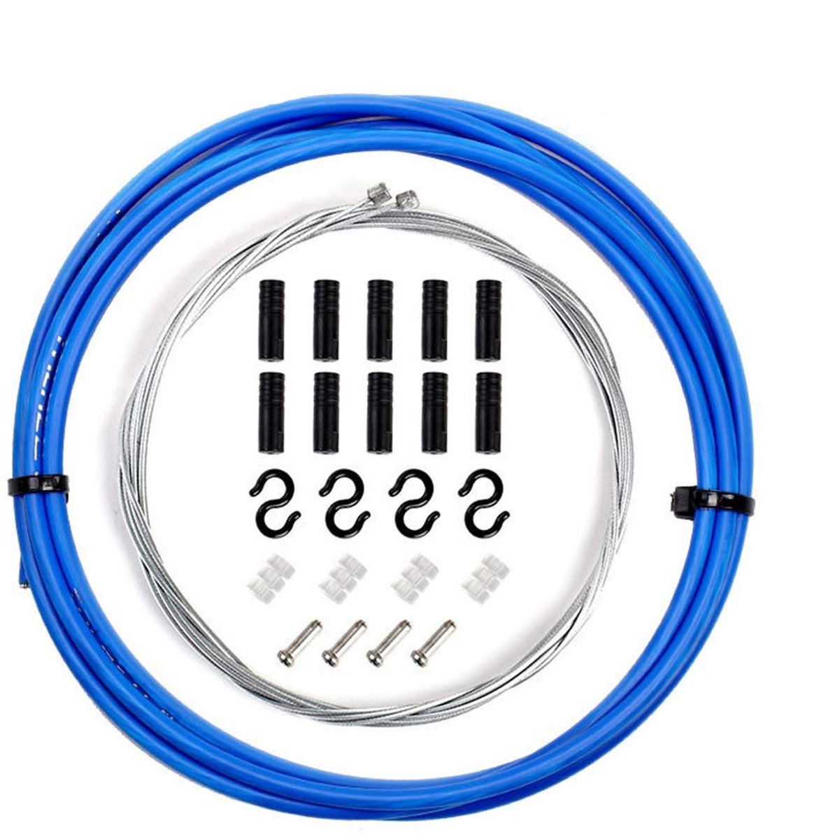 SolidKeus - Universele Fietsversnelling Kabelset voor Shimano/Sram (Blauw)