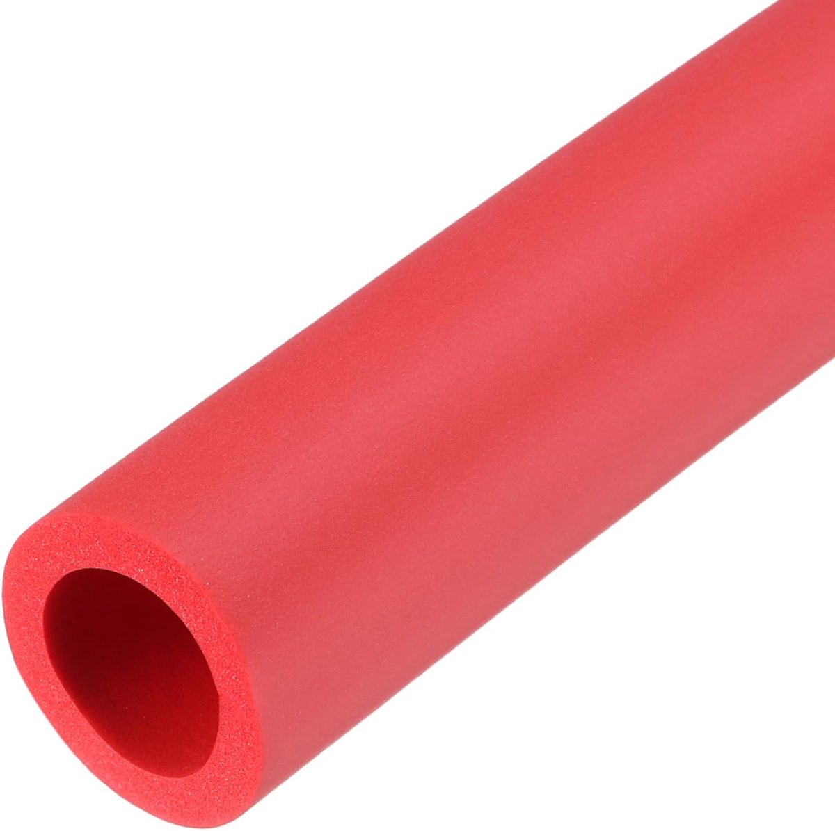 Isolatiebuis van schuimrubber, isolatiehuls voor pijp, 22 mm binnendiameter (ID), 30 mm buitendiameter (OD), 20 inch, warmtebehoud voor handgreephouder, rood