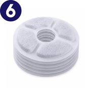 Knaak Drinkfontein Filters - 6 Stuks - Navulling Waterfilter - Geschikt voor Katten en Honden Drinkfontein