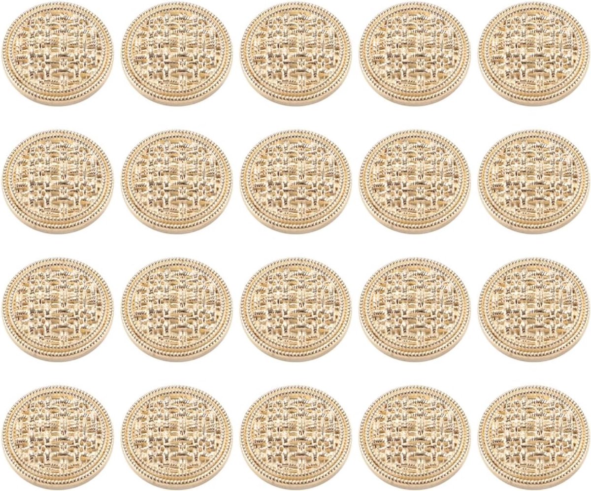 Knopen voor het naaien van metalen kledingknopen voor Dirndl-kostuums, jassen, koksjassen, blazers, hoeden 20 mm