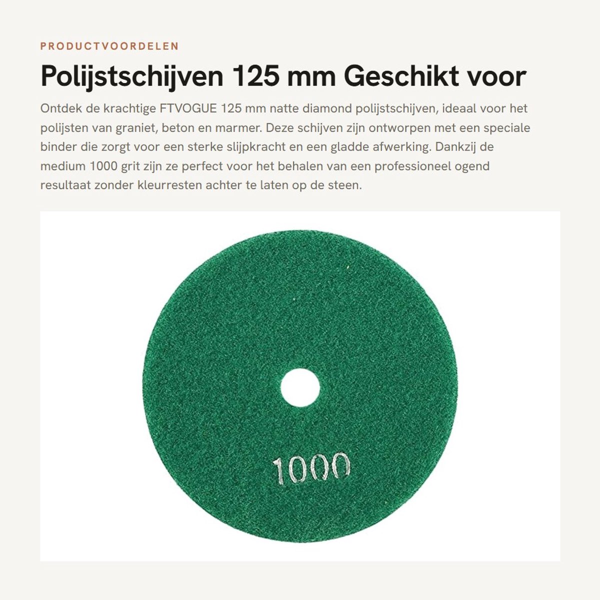Dailygoods- Schuurdiscs 125 mm - Polijstpasta - Polijstpads - Polijstmiddel - Polijstschijven - Sterke slijpkracht en gladheid