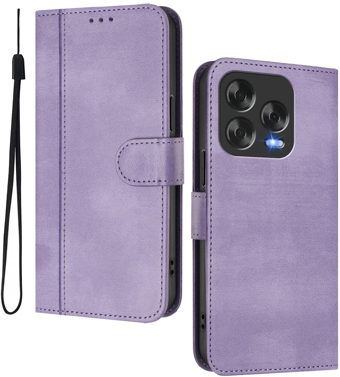 Dailygoods- Telefoonhoesje Luxe - Leren Flip Cover - Schokabsorberend - Kaartvakken - 360° Randbescherming - Versterkte Hoektechnologie - Portemonnee