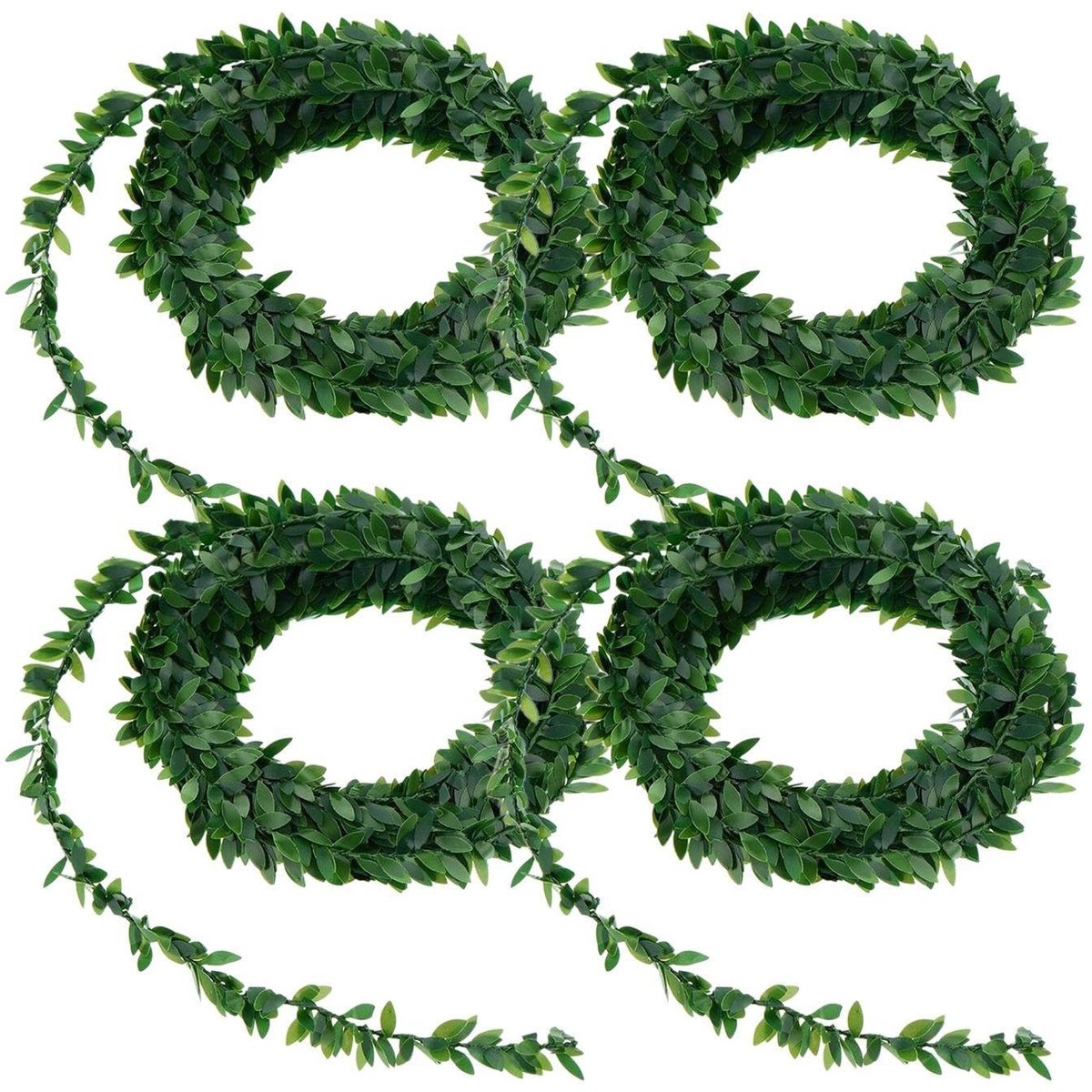 Dailygoods- Slinger 30 meter - Klimopbladslinger - Decoratief voor buiten - Duurzaam zacht pvc - Natuurlijke uitstraling - Geschikt voor tuin - Decoratieslinger