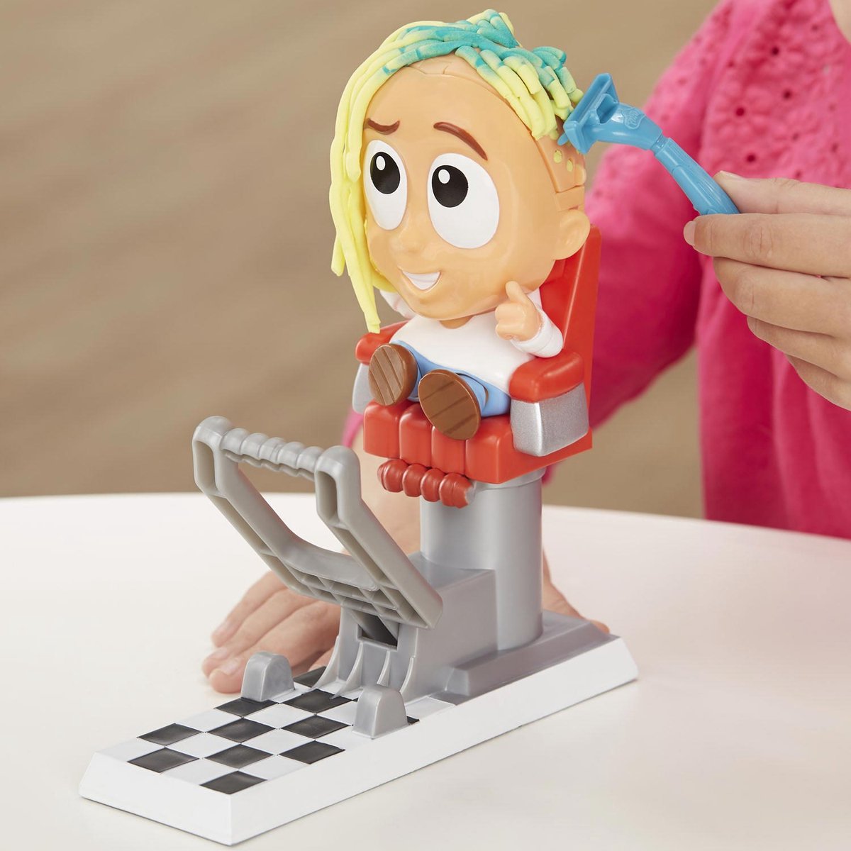 Play-Doh Haarsalon Speelset - Boetseerklei - Inclusief 6 Play-Doh potjes - Knutselen voor kinderen — afbeelding 6