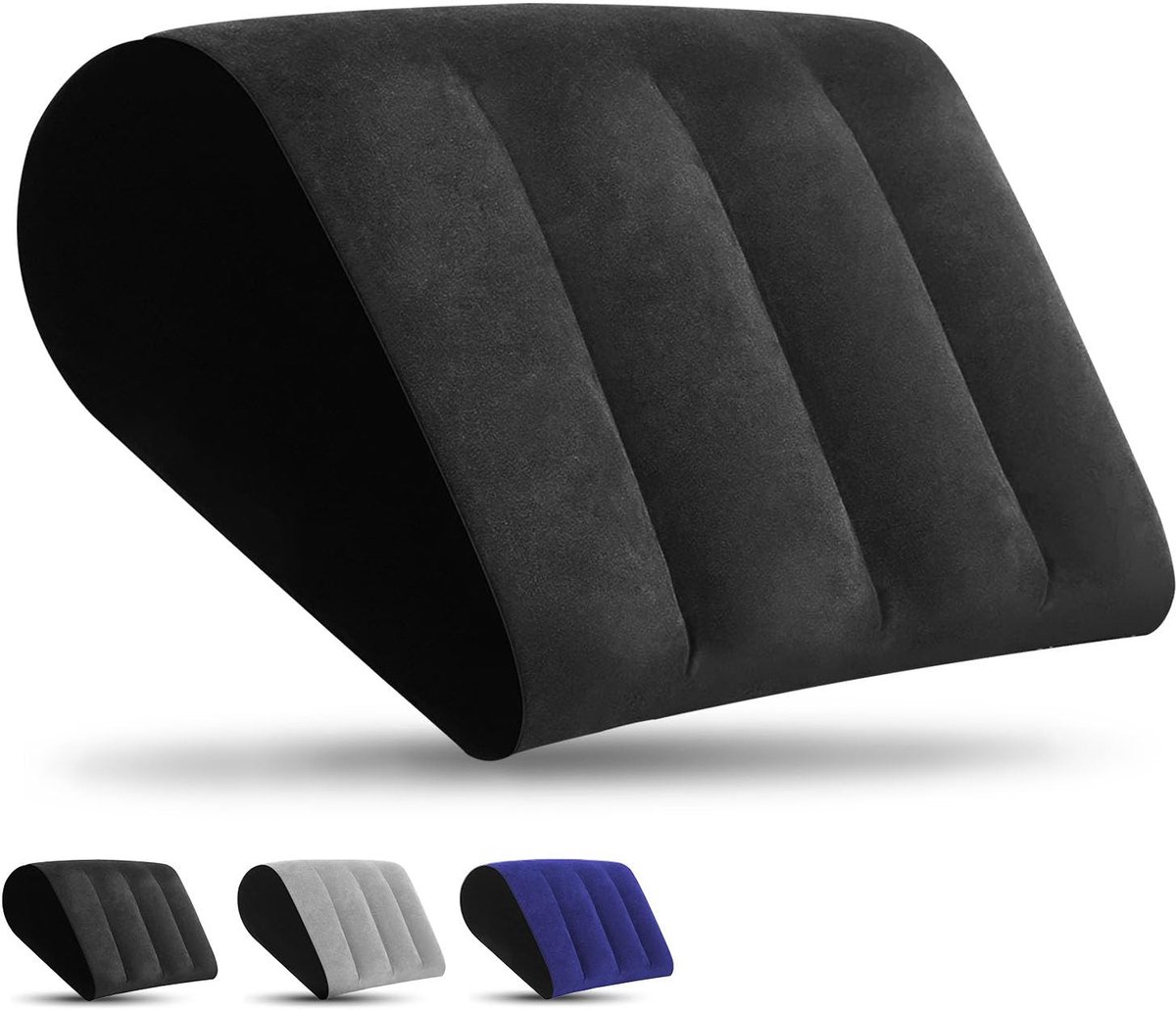 Dailygoods- Opblaasbaar Kussen - Wigkussen - Steunkussen - Driehoekig Kussen - Campingkussen - Hoogwaardige Kwaliteit