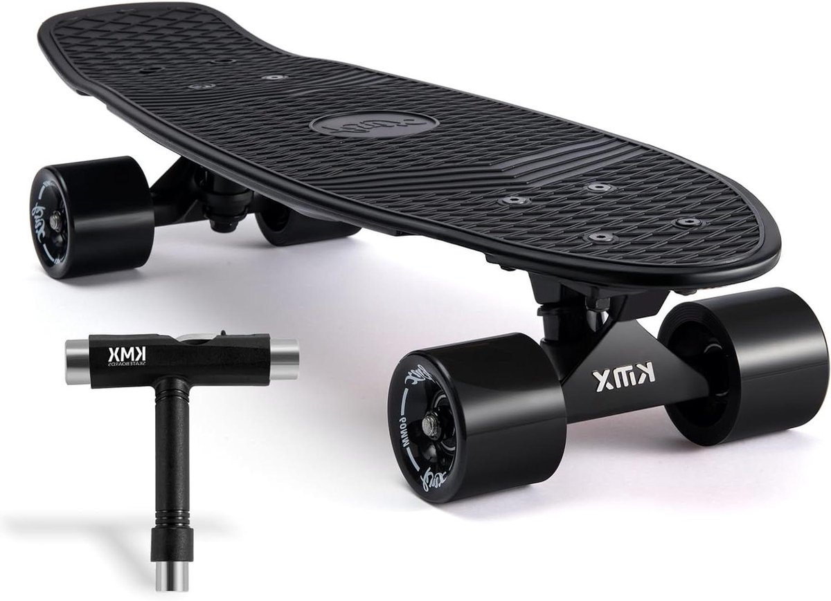 Mini Cruiser Skateboard Compact Skateboard Stadstransport Lichtgewicht en Draagbaar 56 cm