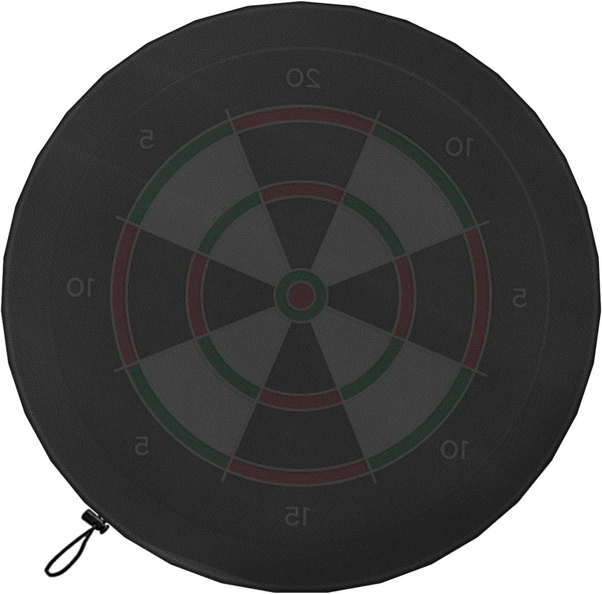 Dartbord Afdekking - Beschermhoes - Dartbord Beschermen - Waterdicht Oxford Materiaal - 61 cm Diameter - Zwart