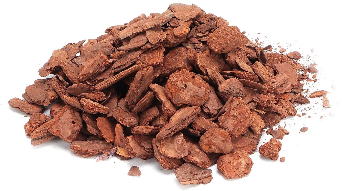 Dailygoods- Schors 250 g - Pijnboomschors - Decoratie voor terrarium - Beddengoed voor reptielen - Ademend en warm - Veilig en comfortabel - Reptielenbedding