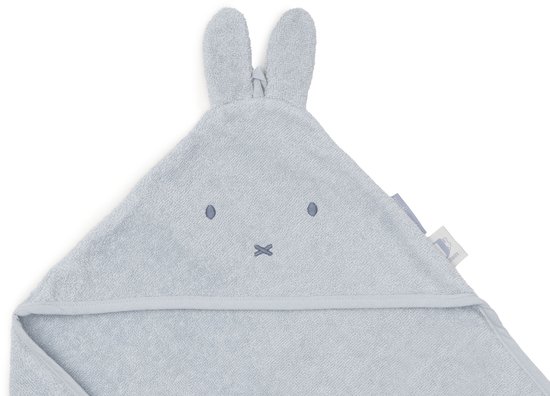 Jollein Badcape badstof 75x75cm Miffy Cloudy Blue van Jollein — afbeelding 3