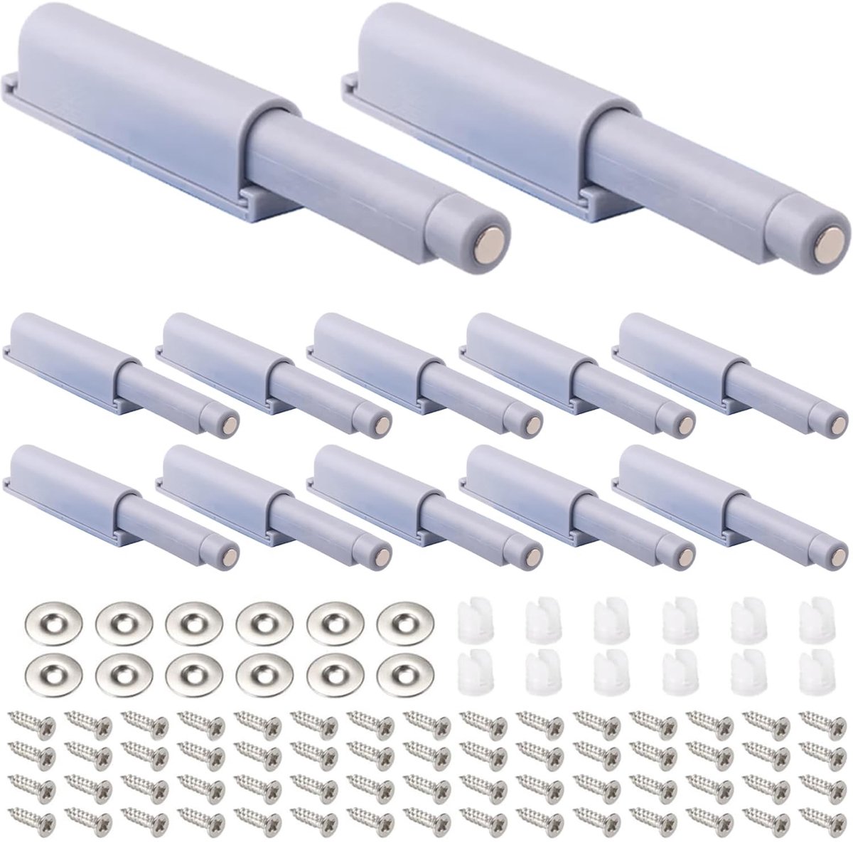Dailygoods - Set van 12 Druk om te Openen Deurvergrendelingen