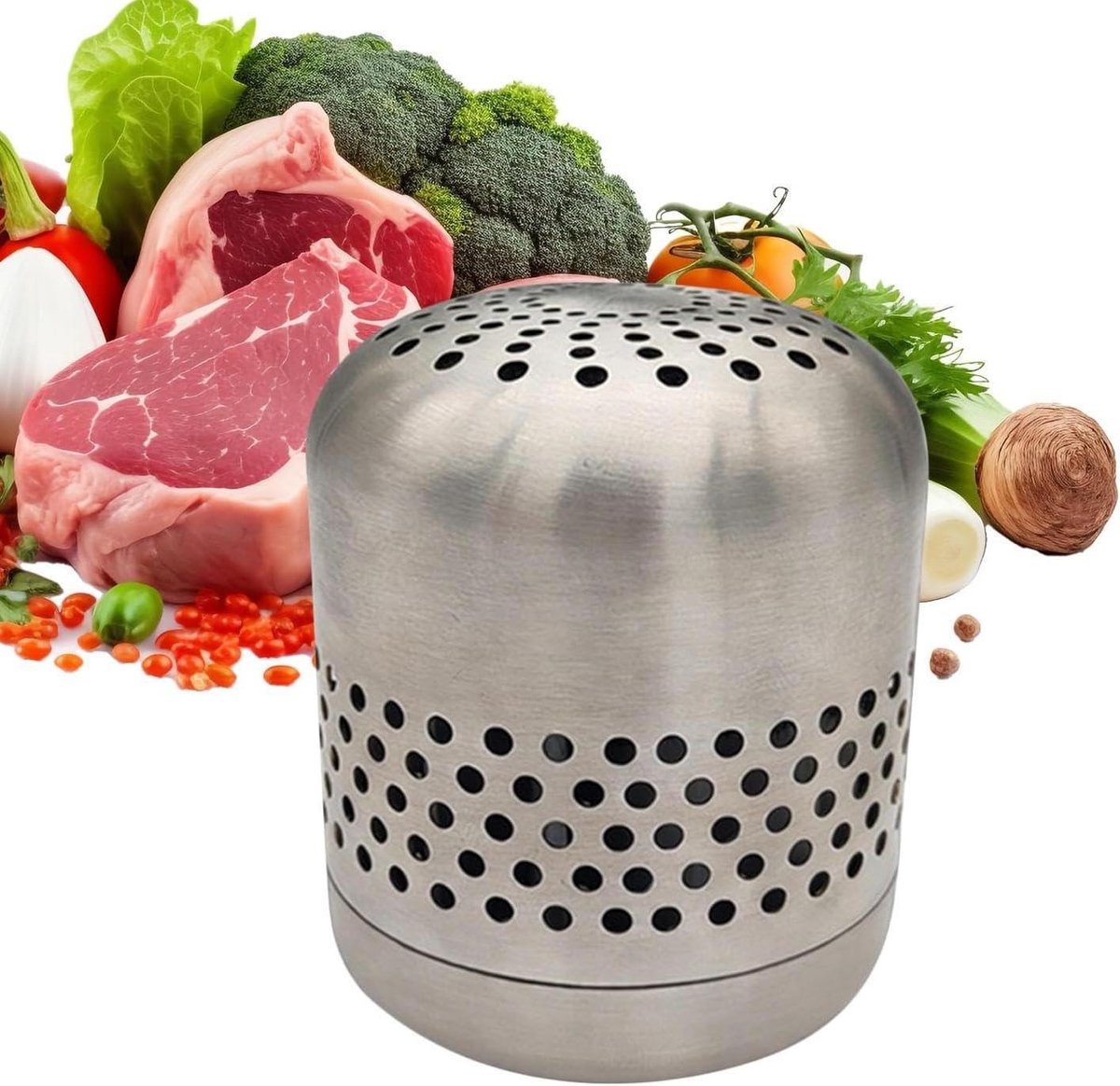 Koelkast AirCleaner - Geurverwijderaar Box - Frisse Lucht - Adsorptie Technologie - 8.99 x 8.99 x 8.99 cm - Wit