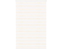 Zebra rolgordijn - Gordijn stof - Privacy zonwering - Dubbellaags ontwerp - 140 cm breed - Beige gemarmerd