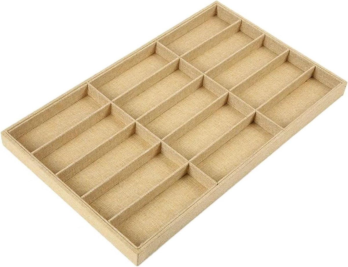 Bril Display Lade - Zonnebril Organizer - Desktop Showcase - Ruimtebesparende Oplossing - 505cmx305cmx3cm - Afgebeeld