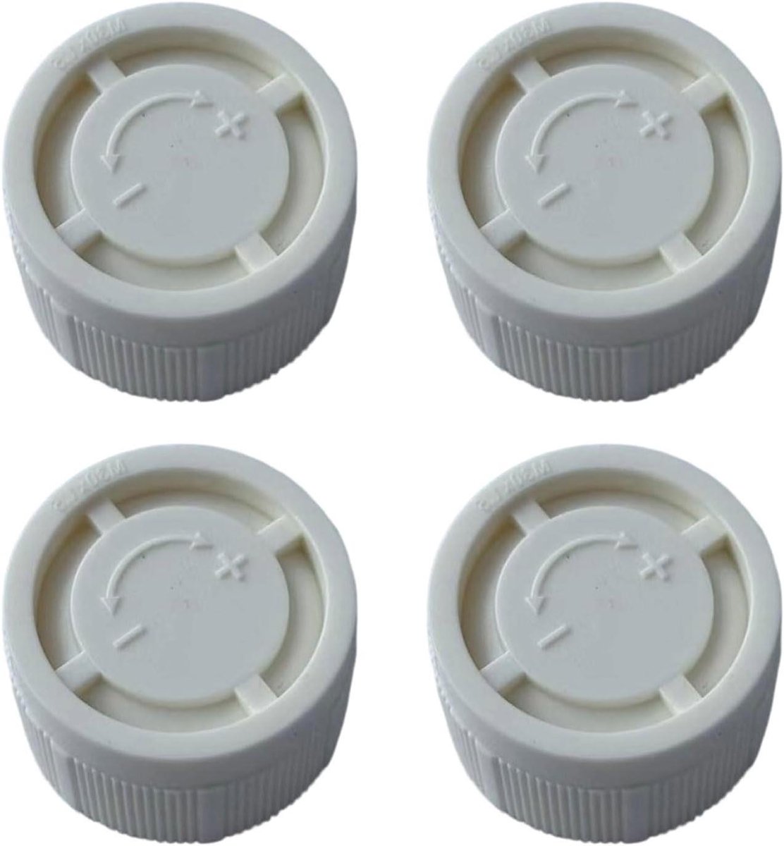 Thermostaat Kap - Radiator Knop - Temperatuur Regelen - Universele Compatibiliteit - M30x1.5 - Witgrijs