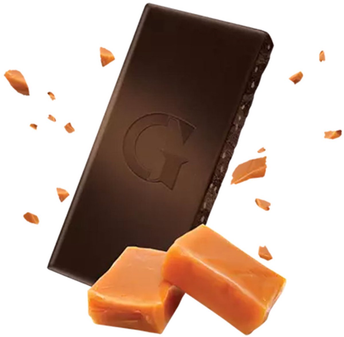 Chocolade tablet Galler Noir Eclats De Caramel, 80 g