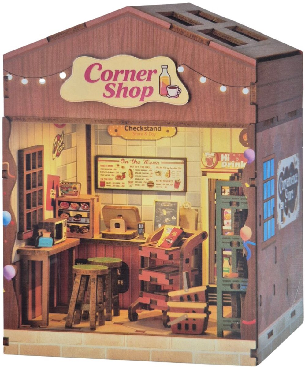Beehub, DIY Huisje, Convenience Store, BE013153, 19x15,4x9,5 cm