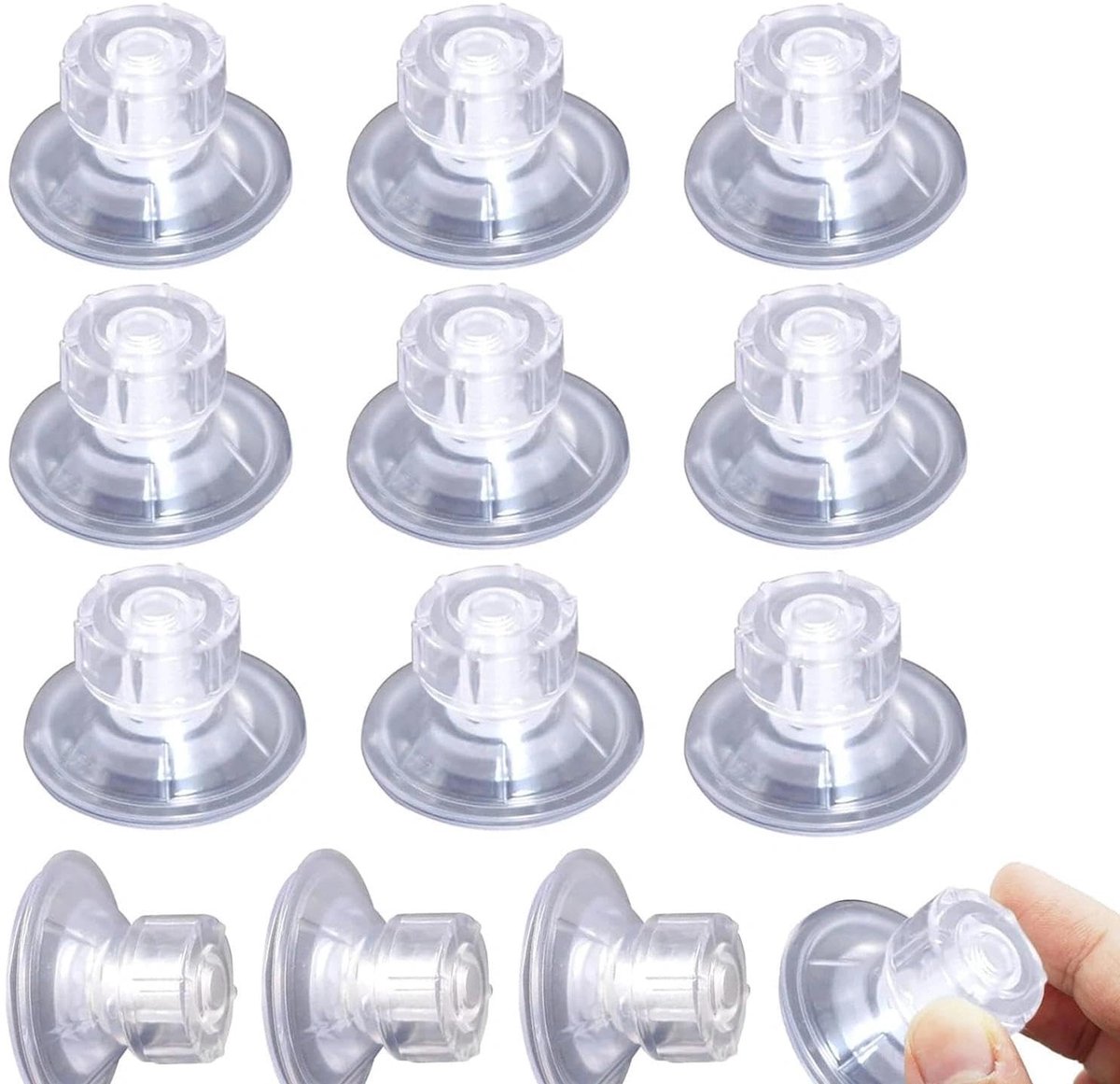 Dailygoods- Lampionnen Set van 12 Stuks - Hoogwaardige Zuignappen - Waterdicht - Antivries - Hittebestendig - Duurzaam ABS - Decoratie