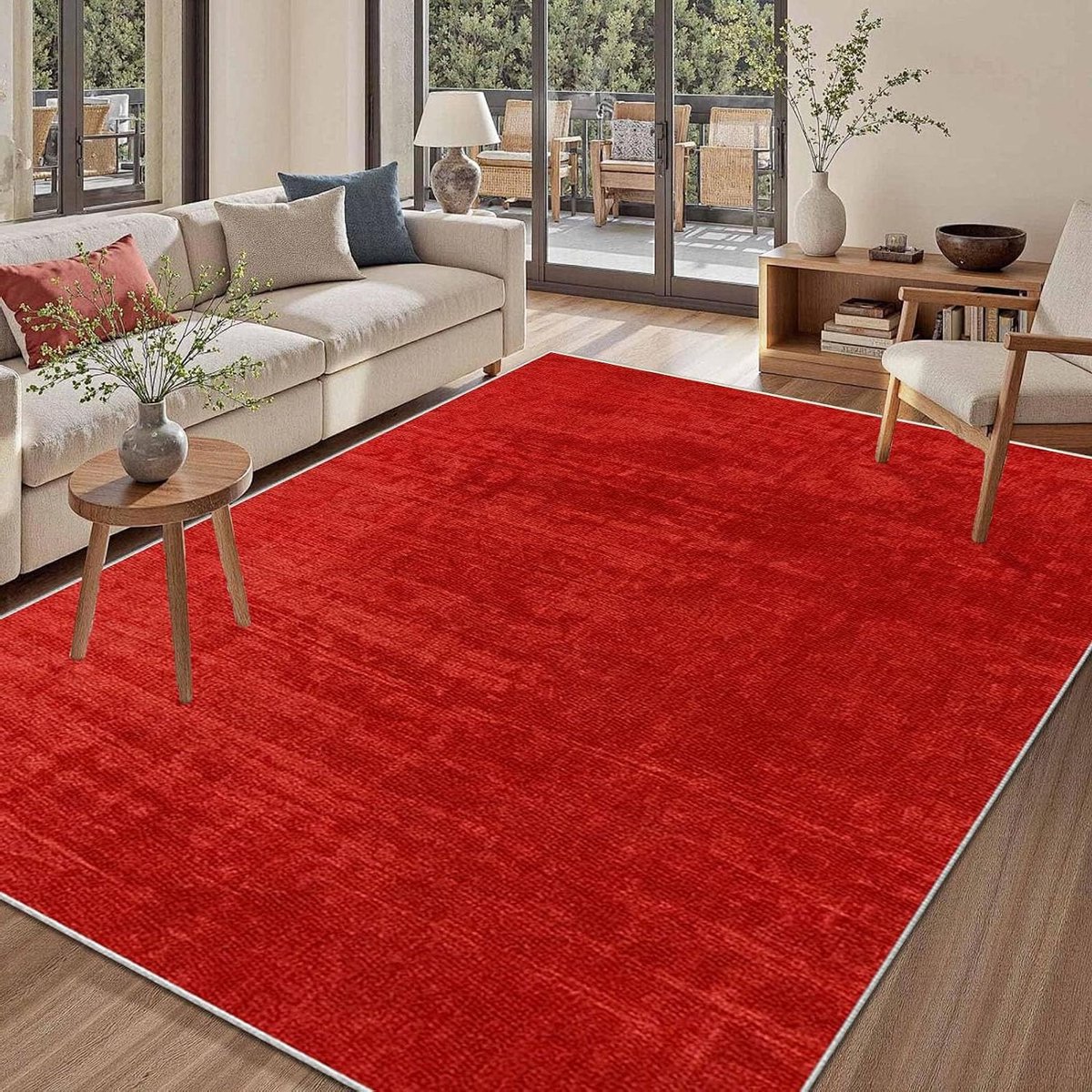 Vloerkleed - Tapijt vloerbedekking - Woonkamer decoreren - Antislip onderkant - 140 x 150