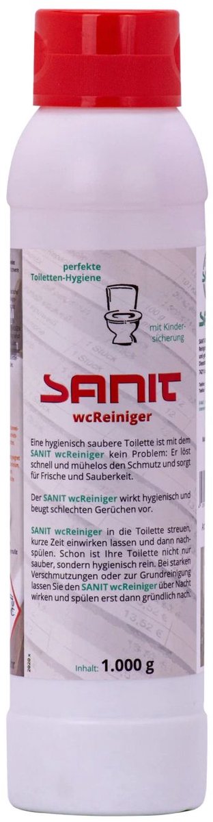 WC reiniger poeder 1 kg, Toiletreiniger