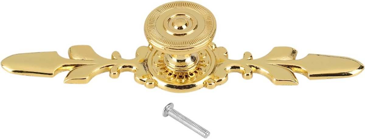 Trekgreep voor ladekast - Vintage stijl - Huismeubilair - Gouden deurknop met schroef