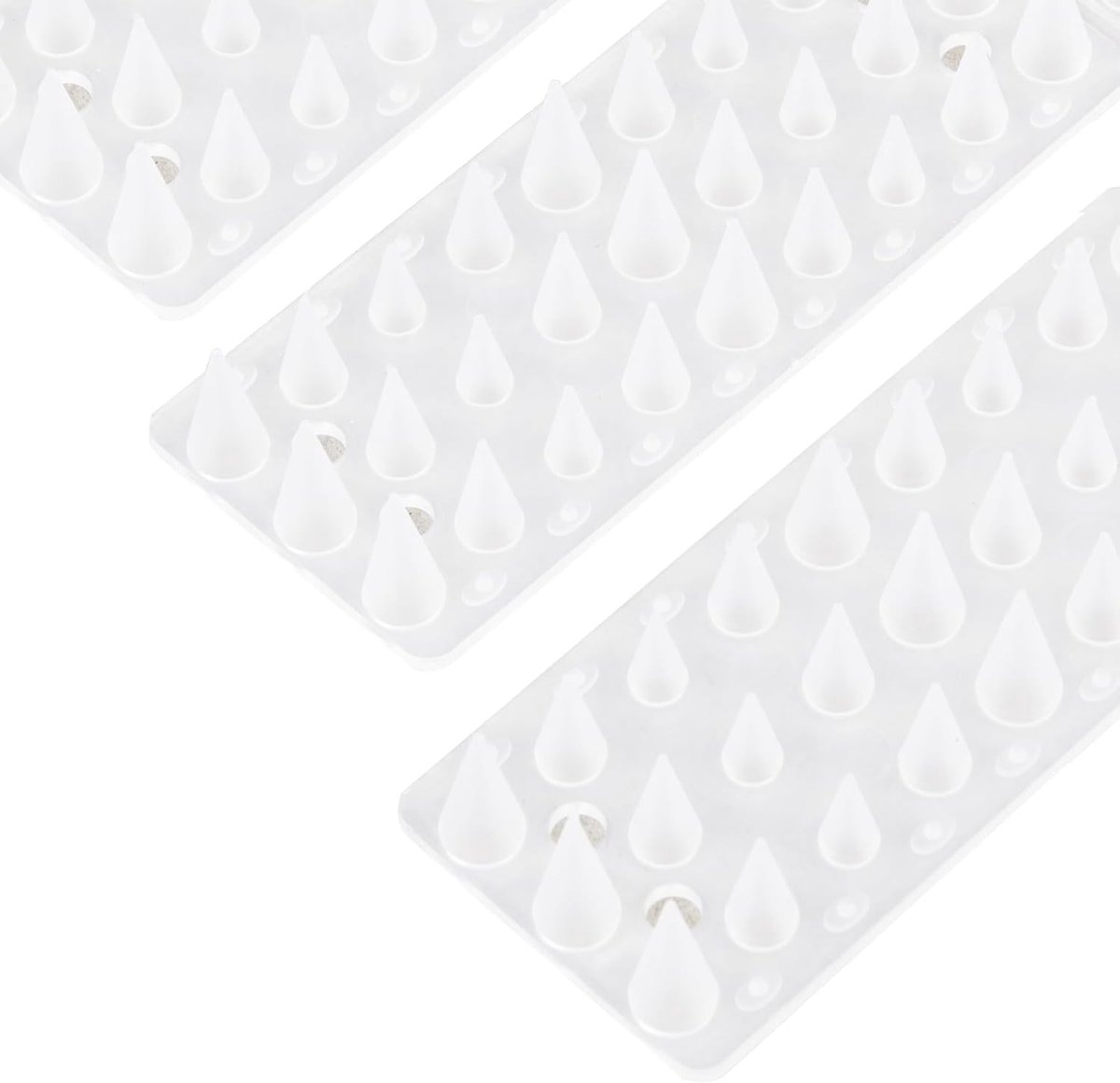 SnelShoppen - Pigeon Defence, Pigeon Pegs 10.8 m, Dierenvriendelijke Vogelbeschermer voor Balkons, Daken, Ramen en Hekken, Zwart
