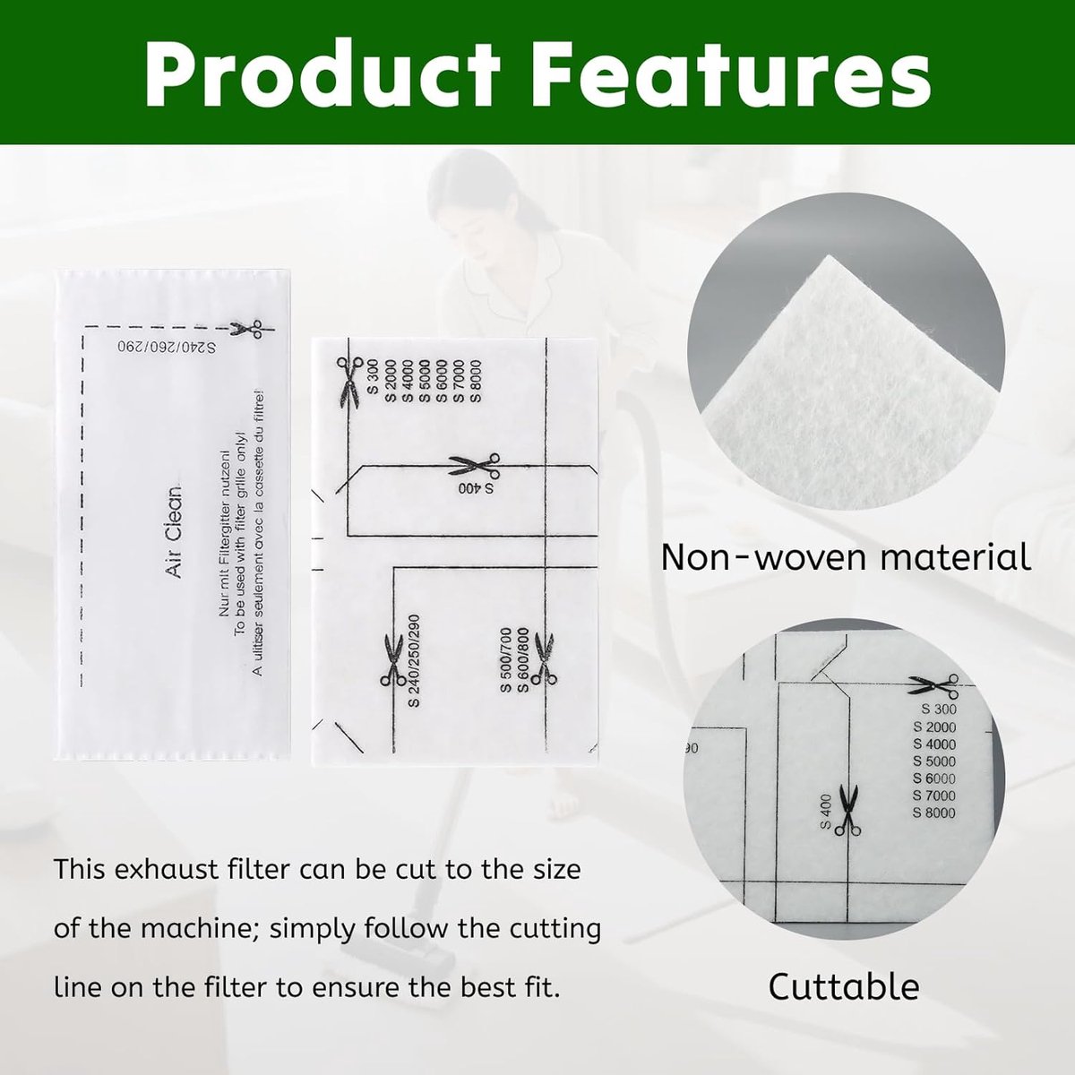 SnelShoppen - 16 Pack Stofzuigerzakken en Filters voor Miele, 8 Stuks Set, Compatibel met Complete C2/3 en S8340, Verbeterde Zuigkracht en Filtratie,
