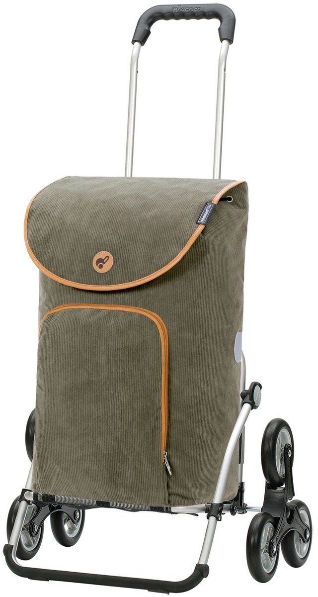 Andersen Shopper Treppensteiger Royal Shopper Marta Winkelwagen 59 cm - 45 L - olive