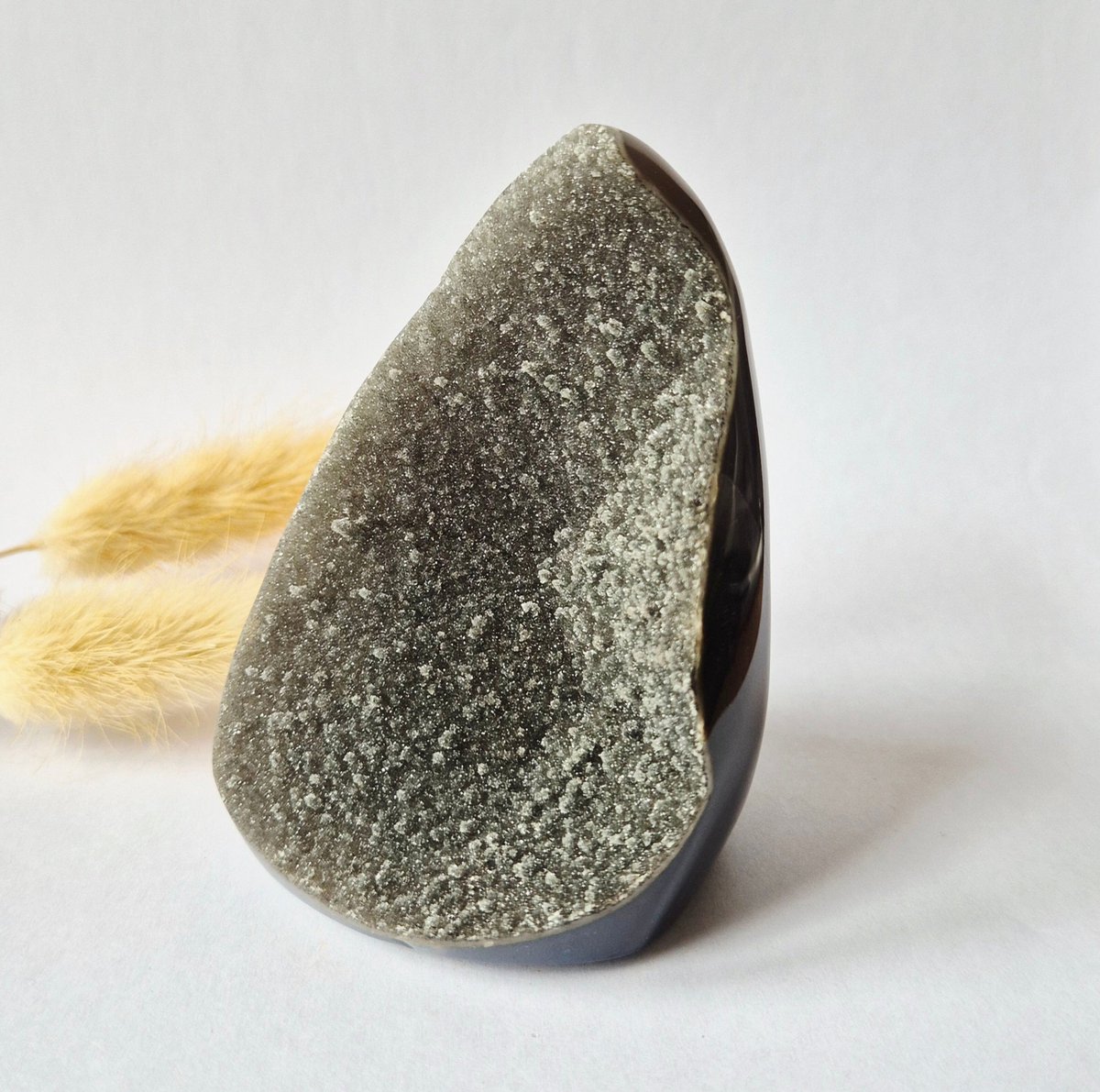 Druzy Agaat uit Uruguay – 282 gram #160 | Natuurlijke Geode Edelsteen