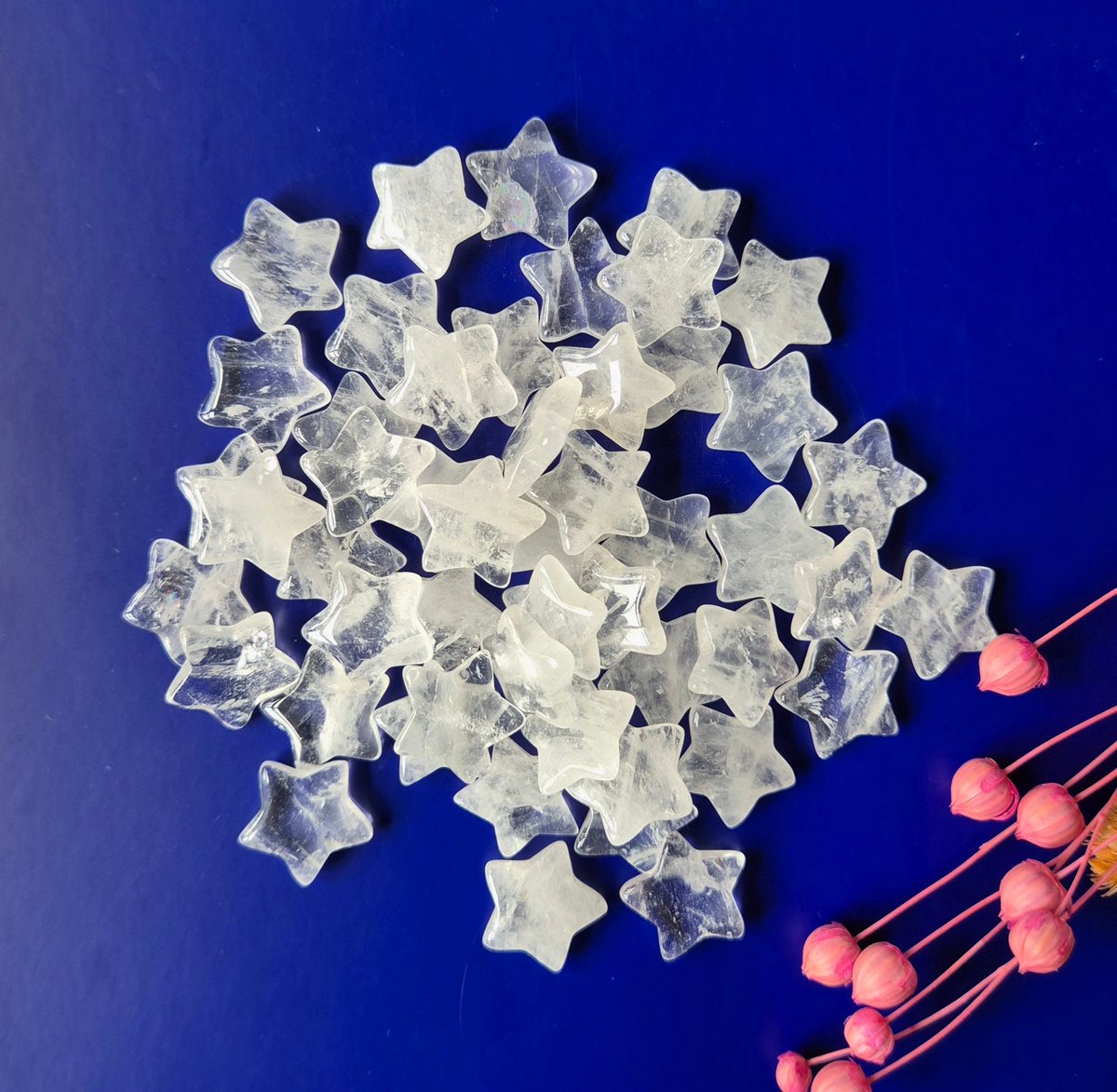 Mini Star - Clear Quartz pocketstone