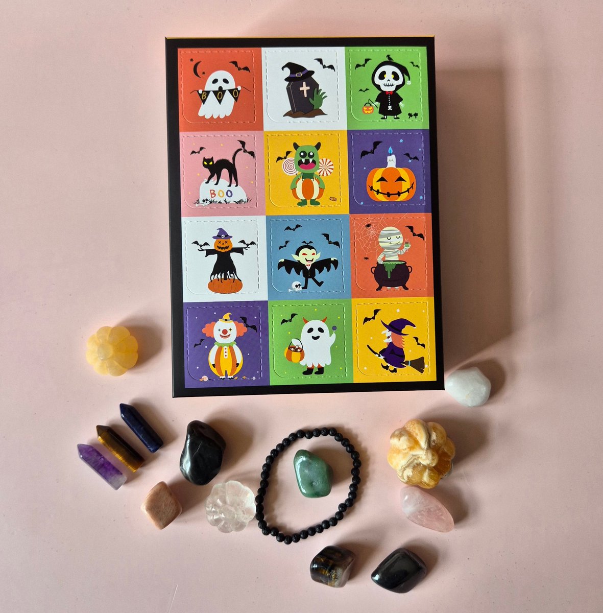 Halloween Crystal Advent Calendar – 12 Days of Halloween Surprises!