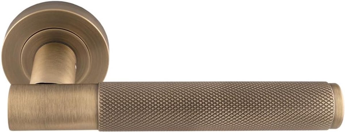 SnelShoppen - Complete Deurpakket met Handgrepen, Scharnieren en 3" Slot in Antiek Messing - Perfect voor Thuis en Kantoor